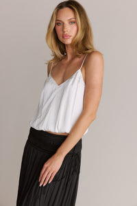 Silky Amore Cami Blouse White