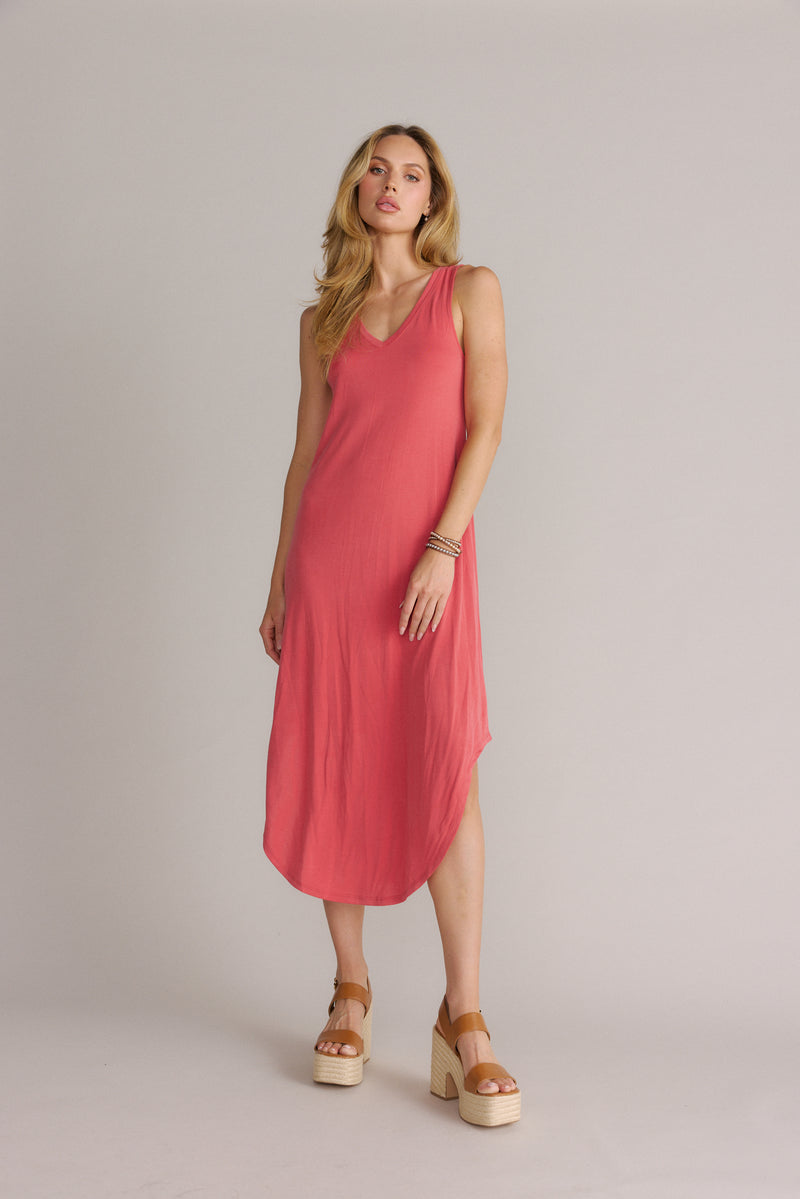 Relaxed Fit Maxi Dress Watermelon