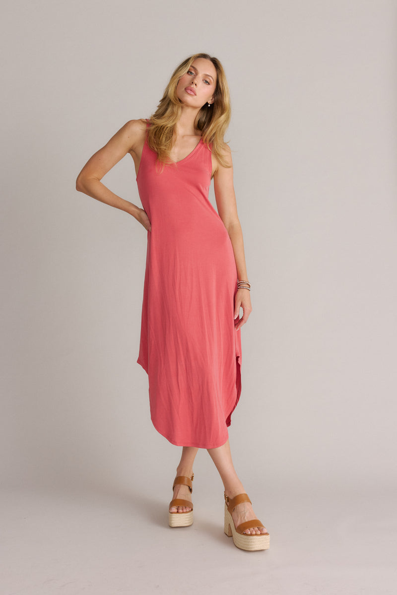Relaxed Fit Maxi Dress Watermelon