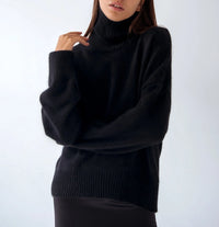 Turtle Neck Sweater Black