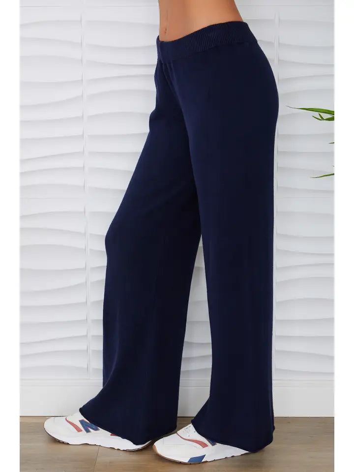 Italian  Fashionable Sweater Pant Navy