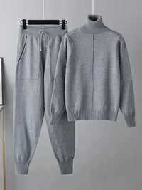Casual  Jogger pants Set Grey