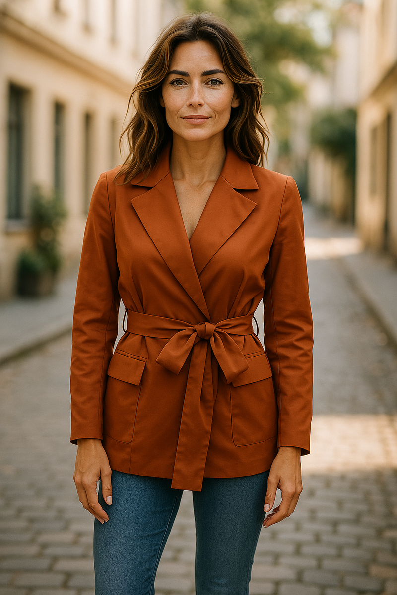 Solid Rust Versatile Suit Jacket