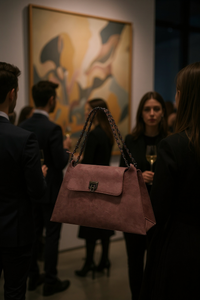 Elegant Vintage Chain Bag Pink