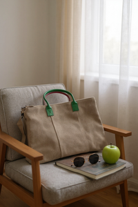 Luxurious Milano Suede Leather Handbag 4 Colors