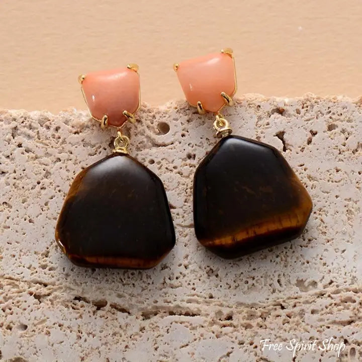 Tiger Eye Earrings