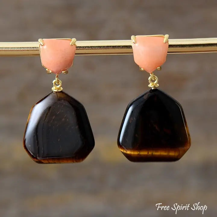 Tiger Eye Earrings