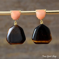 Tiger Eye Earrings