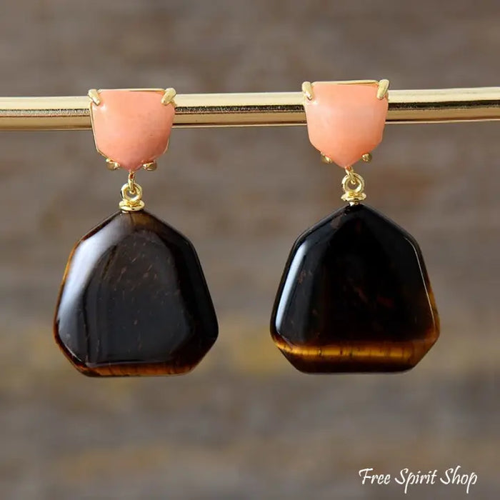 Tiger Eye Earrings