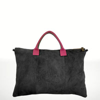 Luxurious Milano Suede Leather Handbag 4 Colors